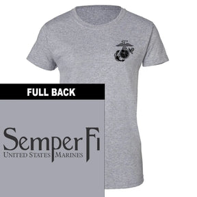 Semper Fi 2-Sided Women's T-Shirt - Marine Corps Direct
