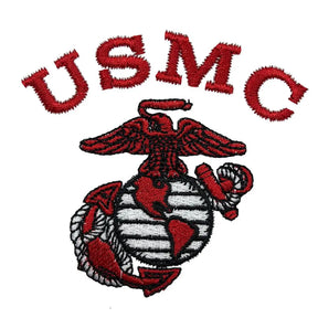 Red USMC EGA Embroidered Hoodie - Marine Corps Direct